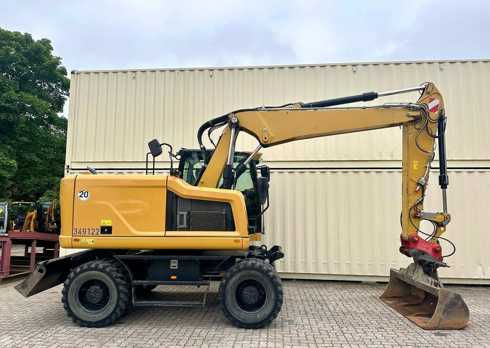 Caterpillar M314F, 2018 ROK, 4200 MTH, 2 ŁYŻKI - Gumikerekes kotró: 5 kép. Caterpillar M314F, 2018 ROK, 4200 MTH, 2 ŁYŻKI - Gumikerekes kotró: 5 kép.