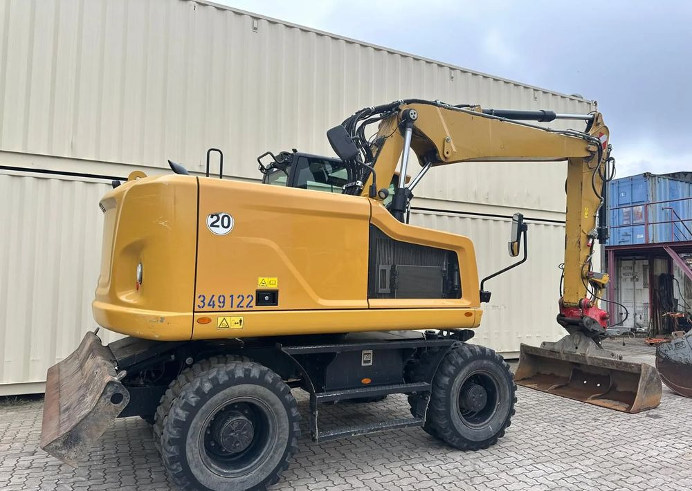 Caterpillar M314F, 2018 ROK, 4200 MTH, 2 ŁYŻKI - Gumikerekes kotró: 3 kép. Caterpillar M314F, 2018 ROK, 4200 MTH, 2 ŁYŻKI - Gumikerekes kotró: 3 kép.