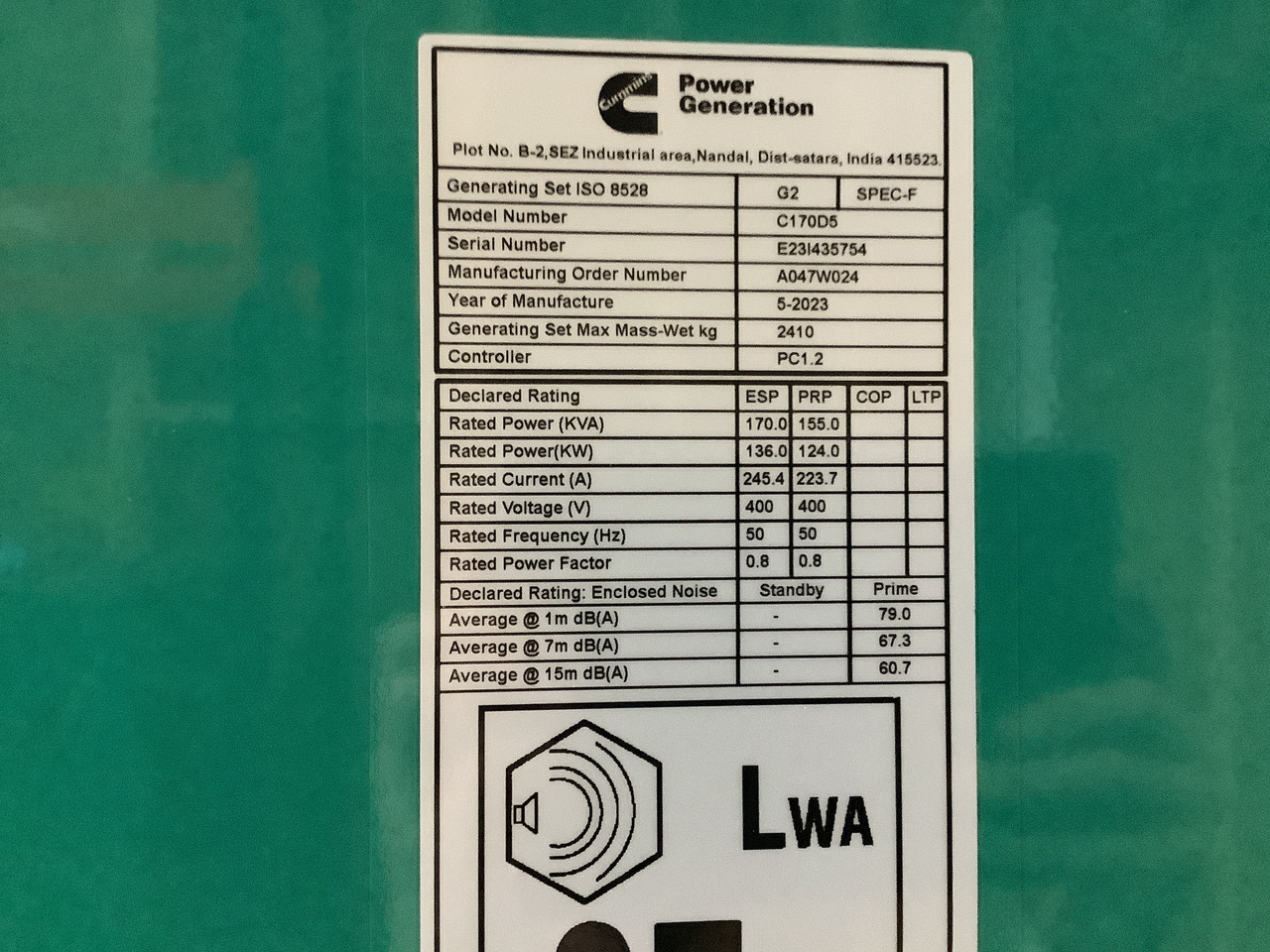 Cummins C170D. 170KVA Generator. Brand new. - Áramfejlesztő: 4 kép. Cummins C170D. 170KVA Generator. Brand new. - Áramfejlesztő: 4 kép.