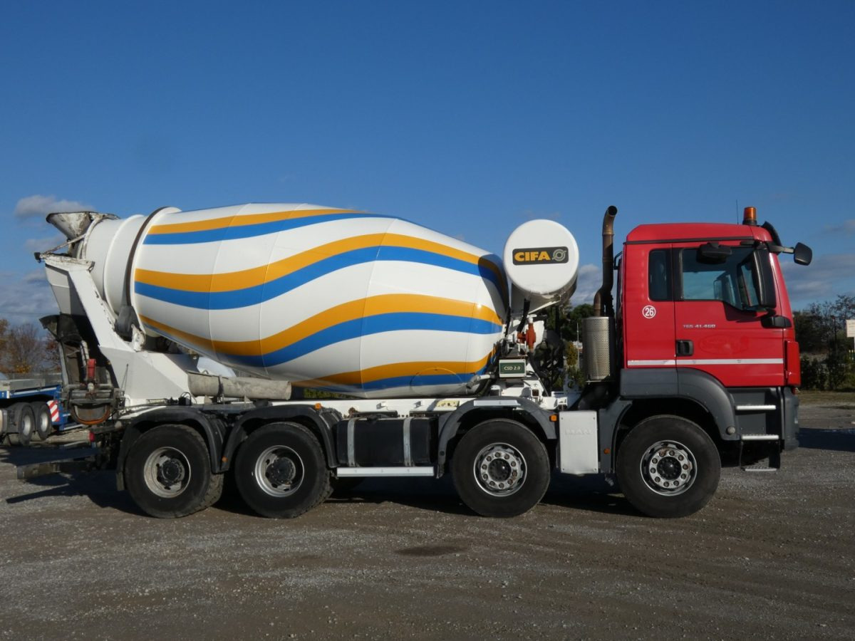 MAN TGS 41.460 CIFA RY1300 - Betonmixer: 4 kép. MAN TGS 41.460 CIFA RY1300 - Betonmixer: 4 kép.