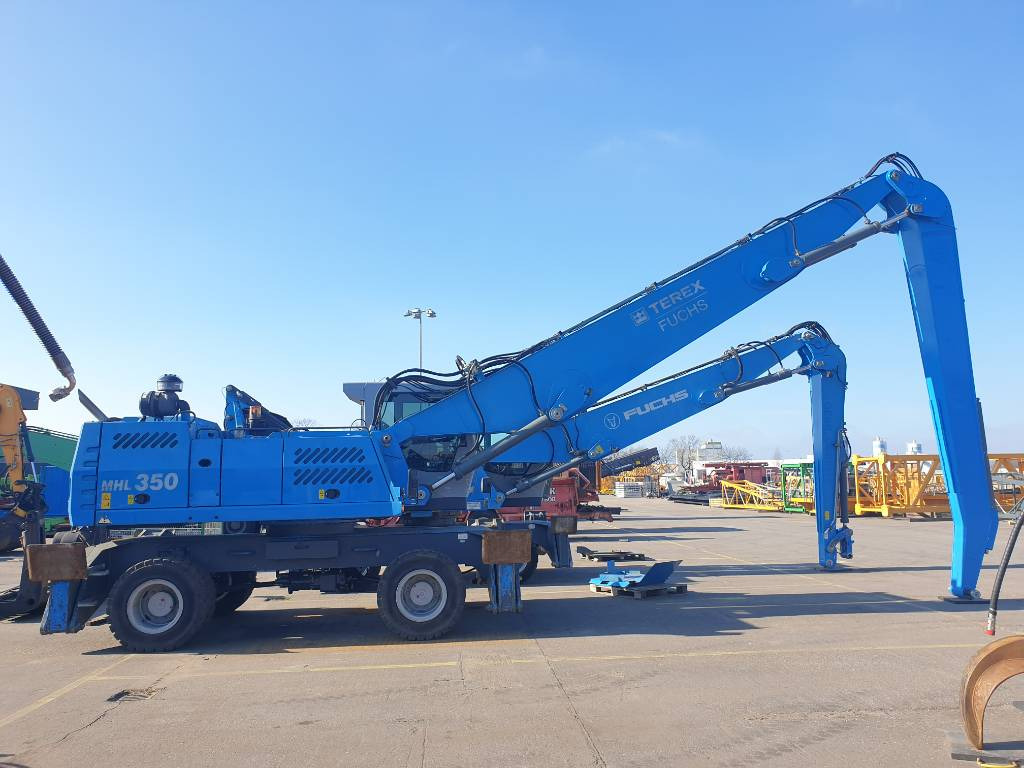 Fuchs MHL350D - Hulladék kotró: 5 kép. Fuchs MHL350D - Hulladék kotró: 5 kép.