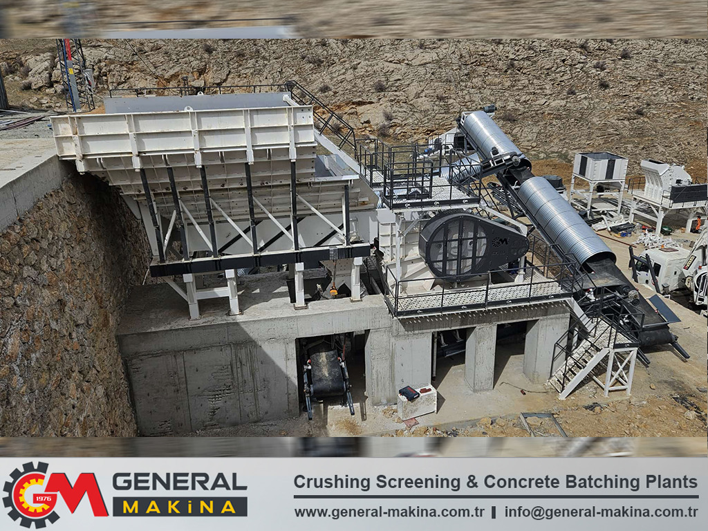 GENERAL MAKİNA Dolomite Crushing and Screening Plant - Törőgép: 1 kép. GENERAL MAKİNA Dolomite Crushing and Screening Plant - Törőgép: 1 kép.