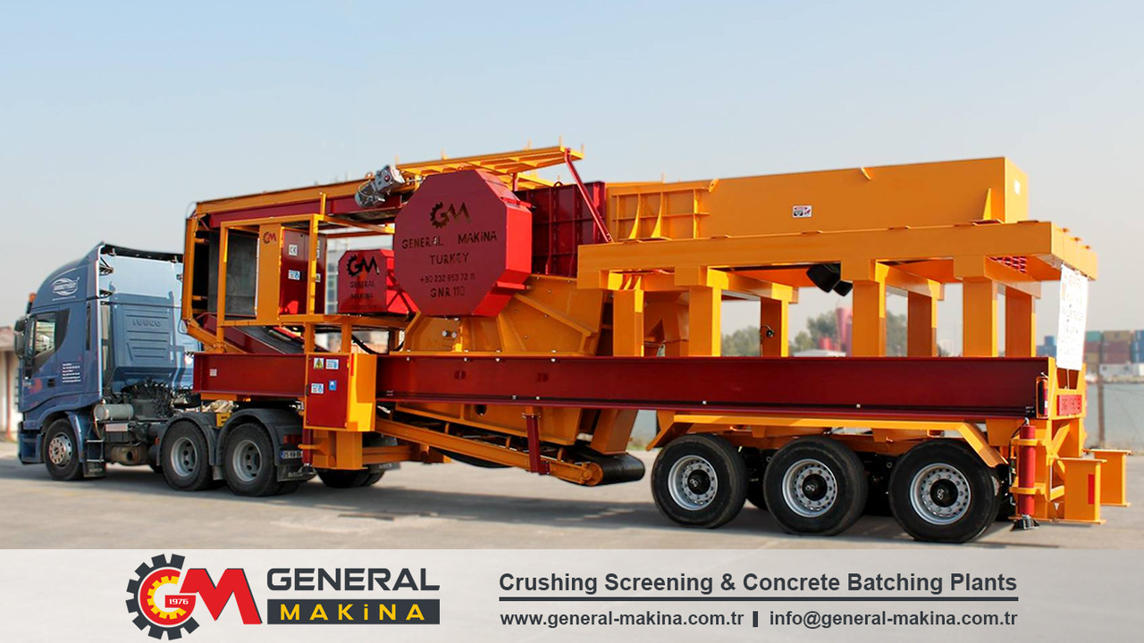 GENERAL MAKİNA Mobile Crushing System With Jaw Crusher - Pofás törő: 5 kép. GENERAL MAKİNA Mobile Crushing System With Jaw Crusher - Pofás törő: 5 kép.