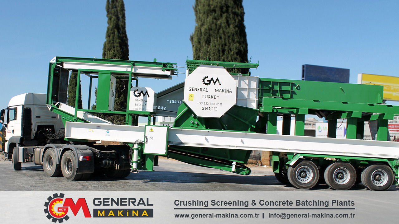 GENERAL MAKİNA Semi Mobile Crushing Plant - Pofás törő: 2 kép. GENERAL MAKİNA Semi Mobile Crushing Plant - Pofás törő: 2 kép.