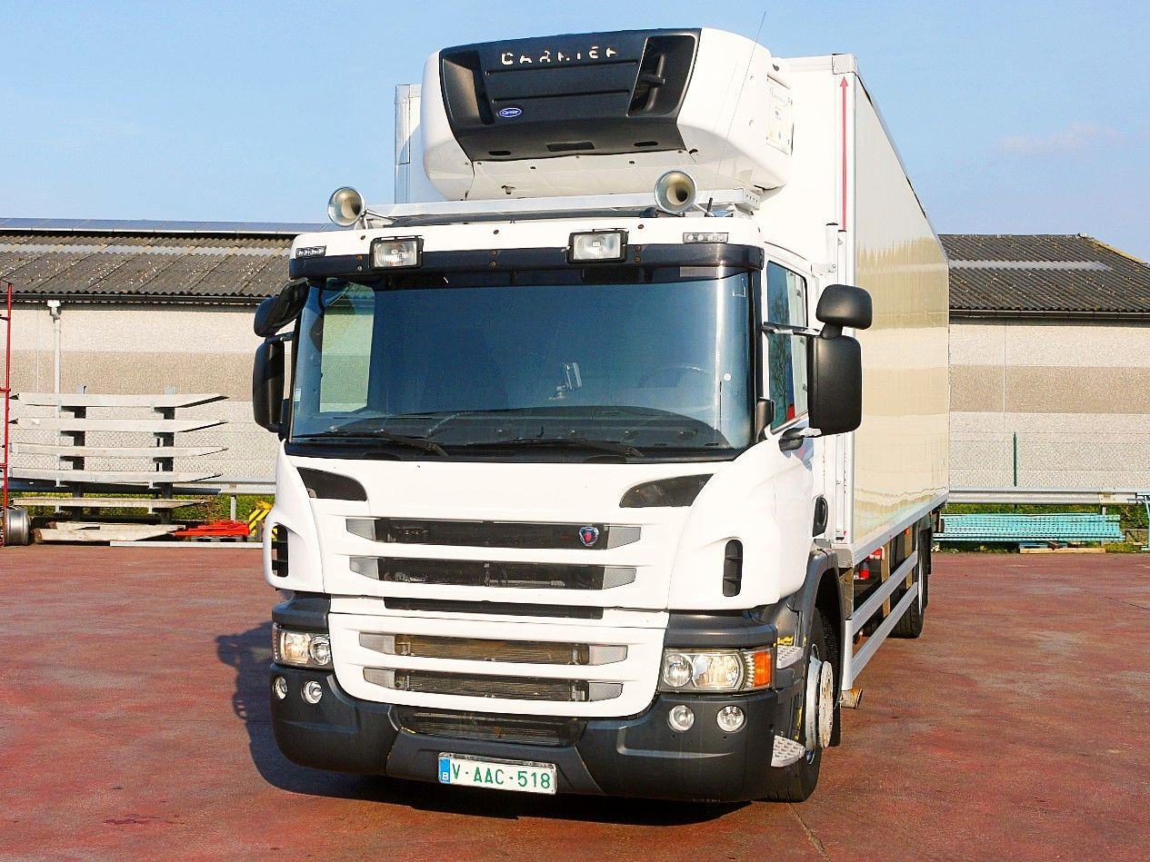 Scania P 230 KUHLKOFFER CARRIER SUPRA 950 MT A/C Scania P 230 KUHLKOFFER CARRIER SUPRA 950 MT A/C - Hűtős teherautó: 5 kép. Scania P 230 KUHLKOFFER CARRIER SUPRA 950 MT A/C Scania P 230 KUHLKOFFER CARRIER SUPRA 950 MT A/C - Hűtős teherautó: 5 kép.