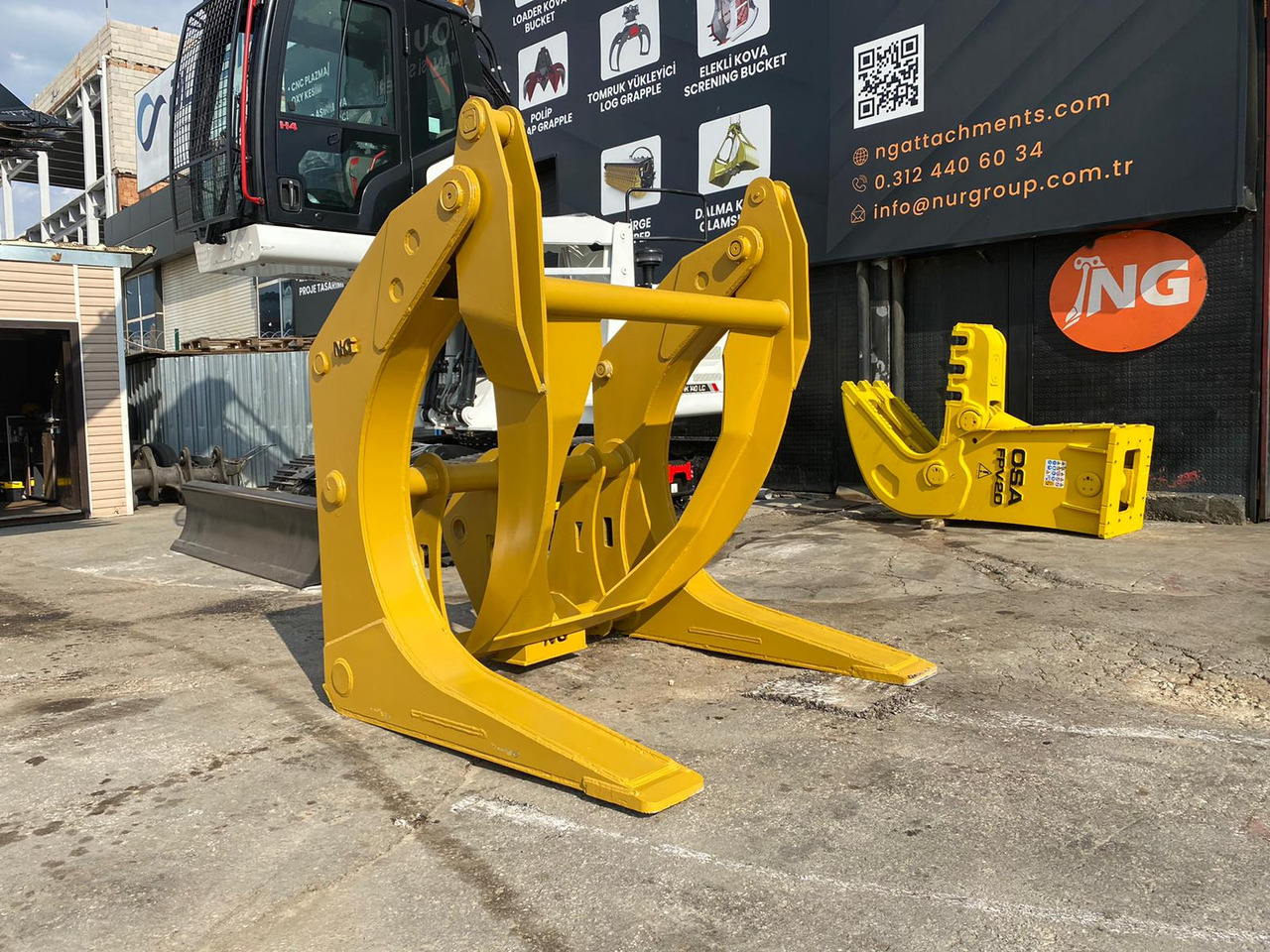 Új Polip kanál - Rakodógép LOADER LOG GRAPPLE - NG ATTACHMENTS: 6 kép.