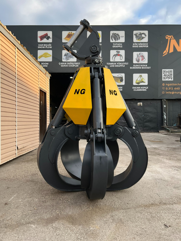 SENNEBOGEN SCRAP POLYP GRAPPLE - Polip kanál - Kotrógép: 1 kép. SENNEBOGEN SCRAP POLYP GRAPPLE - Polip kanál - Kotrógép: 1 kép.