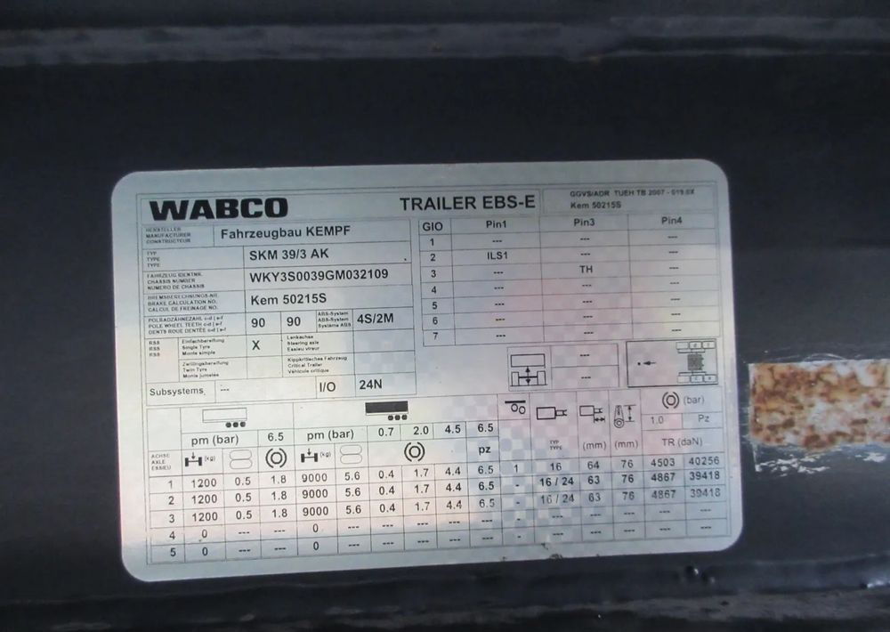 Kempf Wywrotka - Félpótkocsi billenőplatós: 4 kép. Kempf Wywrotka - Félpótkocsi billenőplatós: 4 kép.