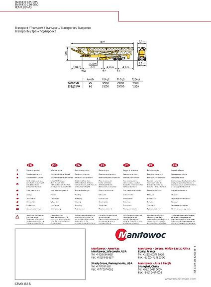 Potain GTMR 386 B - Önszerelő toronydaru: 4 kép. Potain GTMR 386 B - Önszerelő toronydaru: 4 kép.