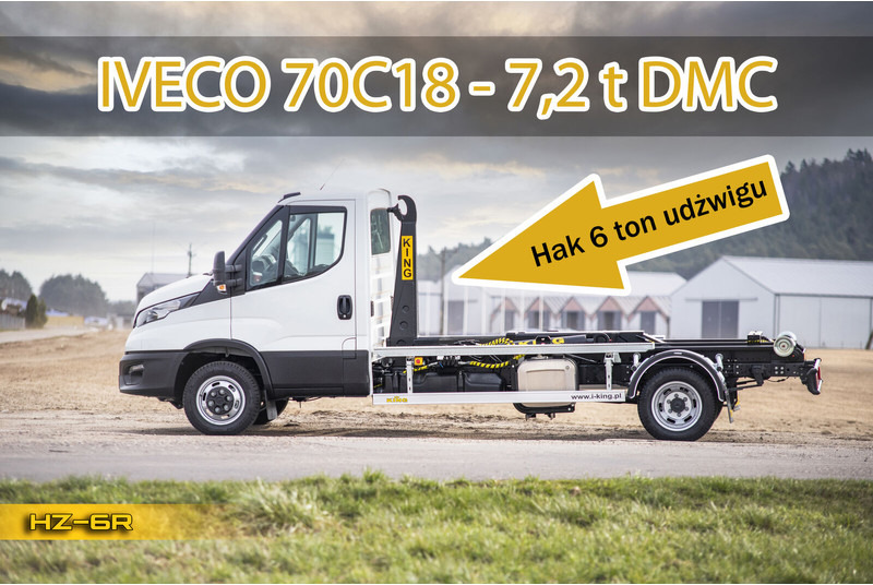Iveco Daily 70C18 - Horgos rakodó teherautó: 5 kép. Iveco Daily 70C18 - Horgos rakodó teherautó: 5 kép.