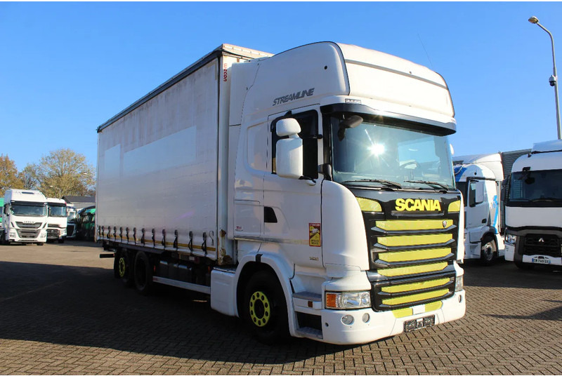 Scania R410 * RETARDER * 6X2 * FULL AIR * - Ponyvás teherautó: 5 kép. Scania R410 * RETARDER * 6X2 * FULL AIR * - Ponyvás teherautó: 5 kép.