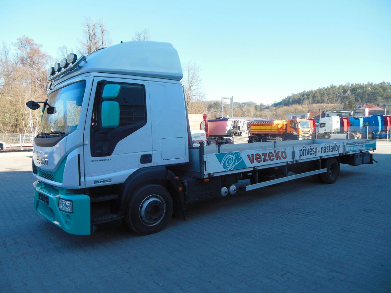Iveco EUROCARGO 120E25, VOLL LUFT, PRITSCHE 9,1 M!!! - Platós teherautó: 1 kép. Iveco EUROCARGO 120E25, VOLL LUFT, PRITSCHE 9,1 M!!! - Platós teherautó: 1 kép.