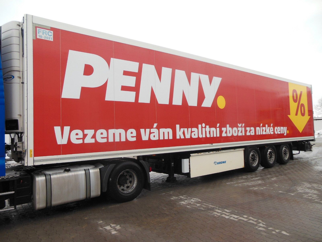 Krone SD, COOL LINER, DOPPELSTOCK, CARRIER VECTOR 1350 - Félpótkocsi dobozos: 1 kép. Krone SD, COOL LINER, DOPPELSTOCK, CARRIER VECTOR 1350 - Félpótkocsi dobozos: 1 kép.