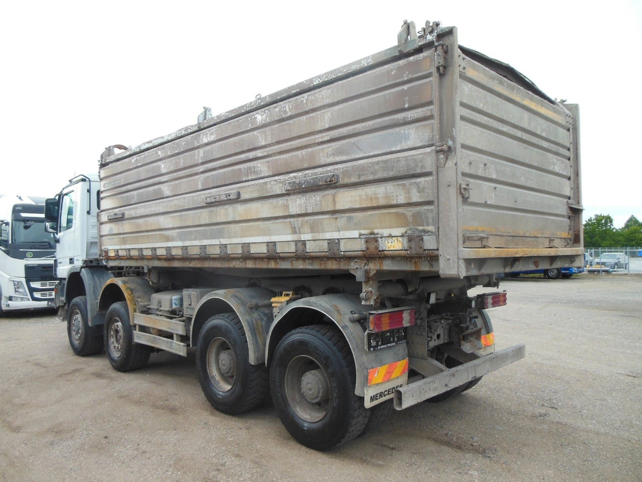 Mercedes-Benz ACTROS 4144, 8X6, 3 PEDALE, MEILLER, BODRMATIC - Billenőplatós teherautó: 4 kép. Mercedes-Benz ACTROS 4144, 8X6, 3 PEDALE, MEILLER, BODRMATIC - Billenőplatós teherautó: 4 kép.