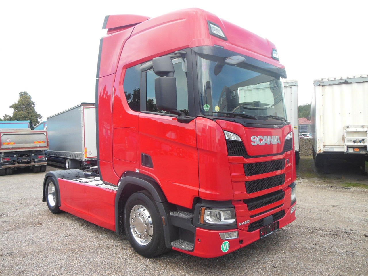 Scania R450,STANDART,RETARDER,STANDKLIMA,ALU FELGEN,TOP - Nyergesvontató: 2 kép. Scania R450,STANDART,RETARDER,STANDKLIMA,ALU FELGEN,TOP - Nyergesvontató: 2 kép.