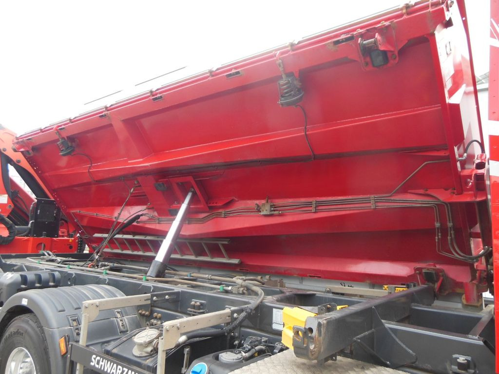 Billenőplatós teherautó, Darus autó Scania R 580,8X4,KIPPER,BORDMATIC,PALFINGER PK 19.001: 14 kép. Billenőplatós teherautó, Darus autó Scania R 580,8X4,KIPPER,BORDMATIC,PALFINGER PK 19.001: 14 kép.