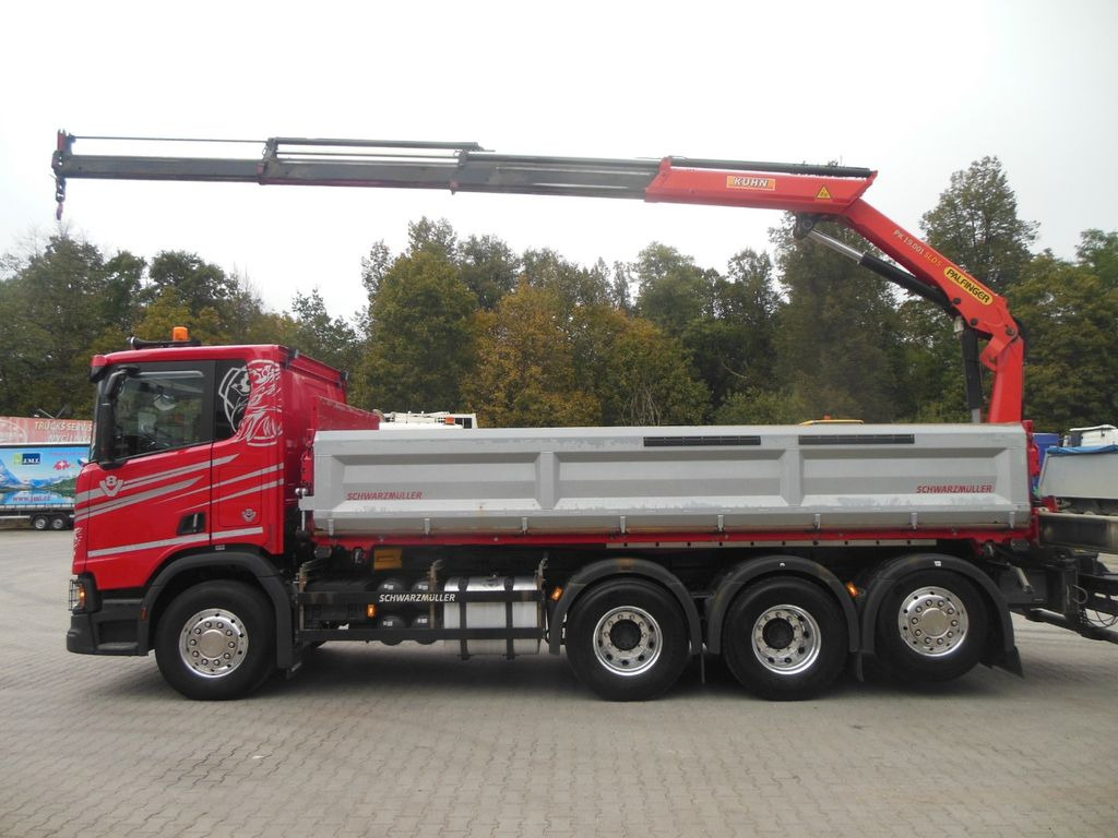 Scania R 580,8X4,KIPPER,BORDMATIC,PALFINGER PK 19.001  lízing Scania R 580,8X4,KIPPER,BORDMATIC,PALFINGER PK 19.001: 16 kép.