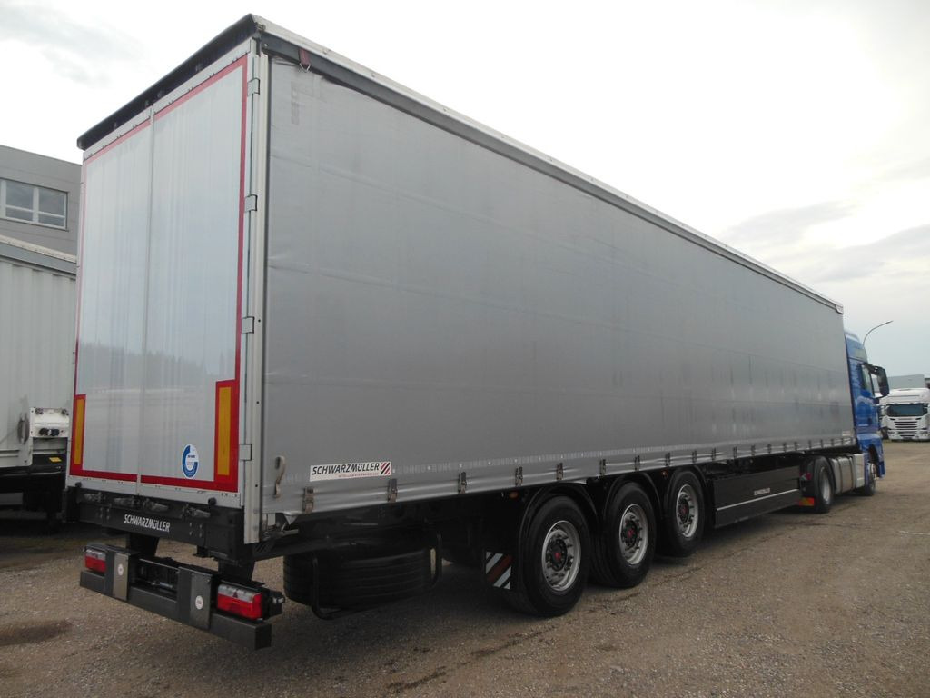 Schwarzmüller S1, BORDWÄNDE, PALETTEN BOX, LIFT ACHSE, TOP!!! - Ponyvás félpótkocsi: 2 kép. Schwarzmüller S1, BORDWÄNDE, PALETTEN BOX, LIFT ACHSE, TOP!!! - Ponyvás félpótkocsi: 2 kép.