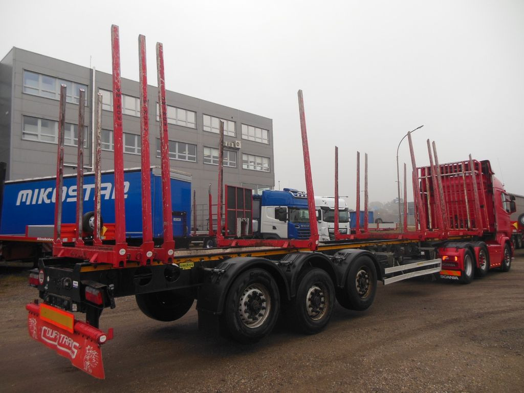 UMIKOV NPK 39, 2 x LIFT ACHSE, 8 STÜCKS RUNGEN - Rönkszállító félpótkocsi: 3 kép. UMIKOV NPK 39, 2 x LIFT ACHSE, 8 STÜCKS RUNGEN - Rönkszállító félpótkocsi: 3 kép.