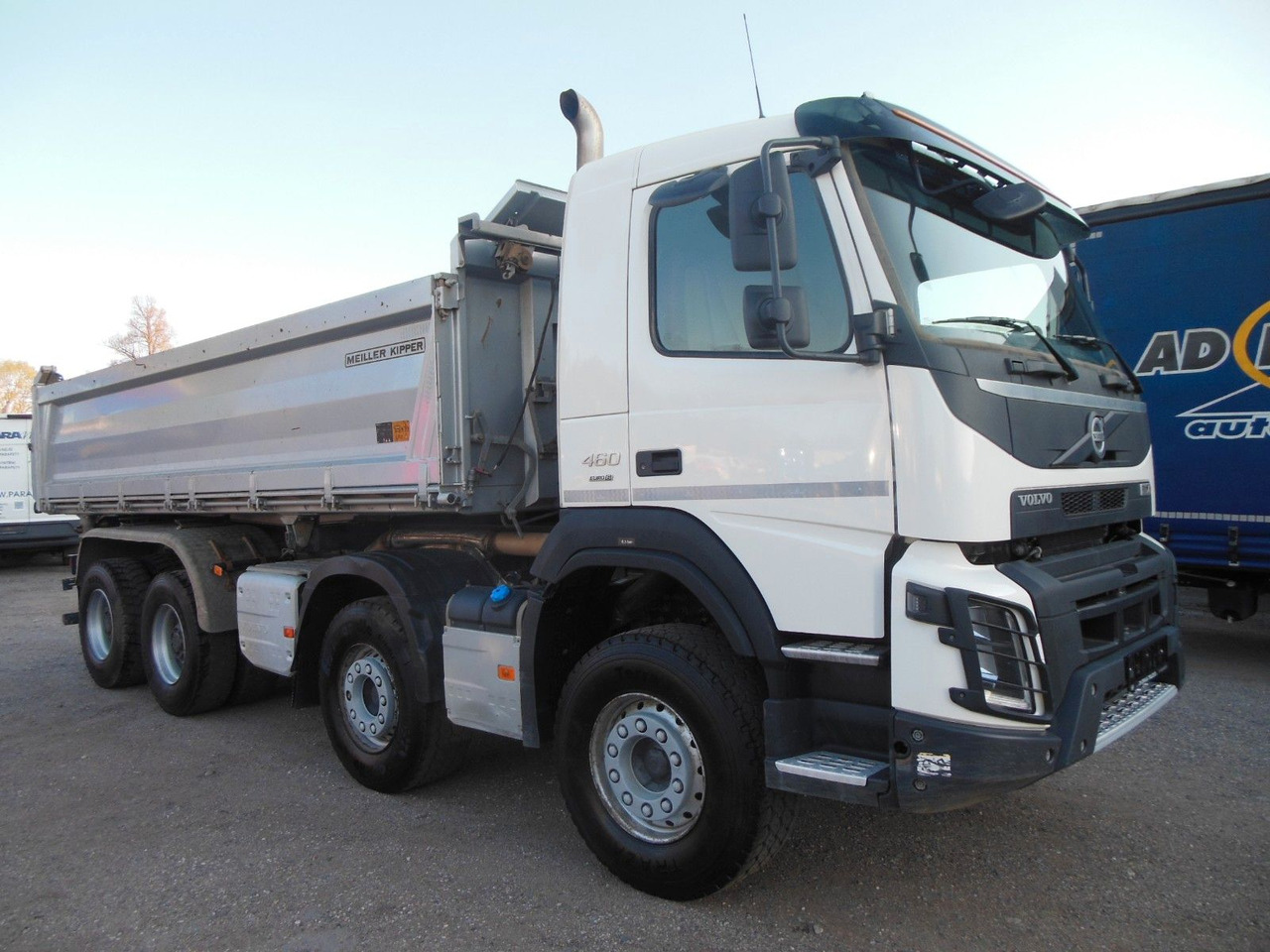 Volvo FMX 460, 8X4, MEILLER, BORDMATIC, AHK, HA-LUFT - Billenőplatós teherautó: 2 kép. Volvo FMX 460, 8X4, MEILLER, BORDMATIC, AHK, HA-LUFT - Billenőplatós teherautó: 2 kép.