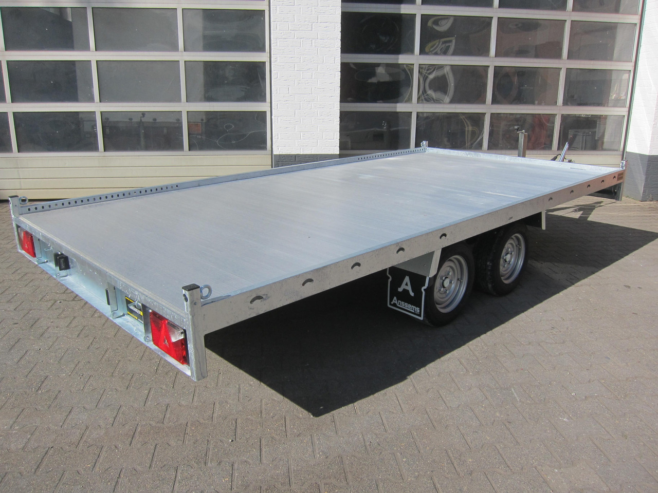 Anssems MSX 3500 Multitransporter 405x200cm Aluboden 3500kg ONLINE AKTION - Platós pótkocsi: 5 kép. Anssems MSX 3500 Multitransporter 405x200cm Aluboden 3500kg ONLINE AKTION - Platós pótkocsi: 5 kép.