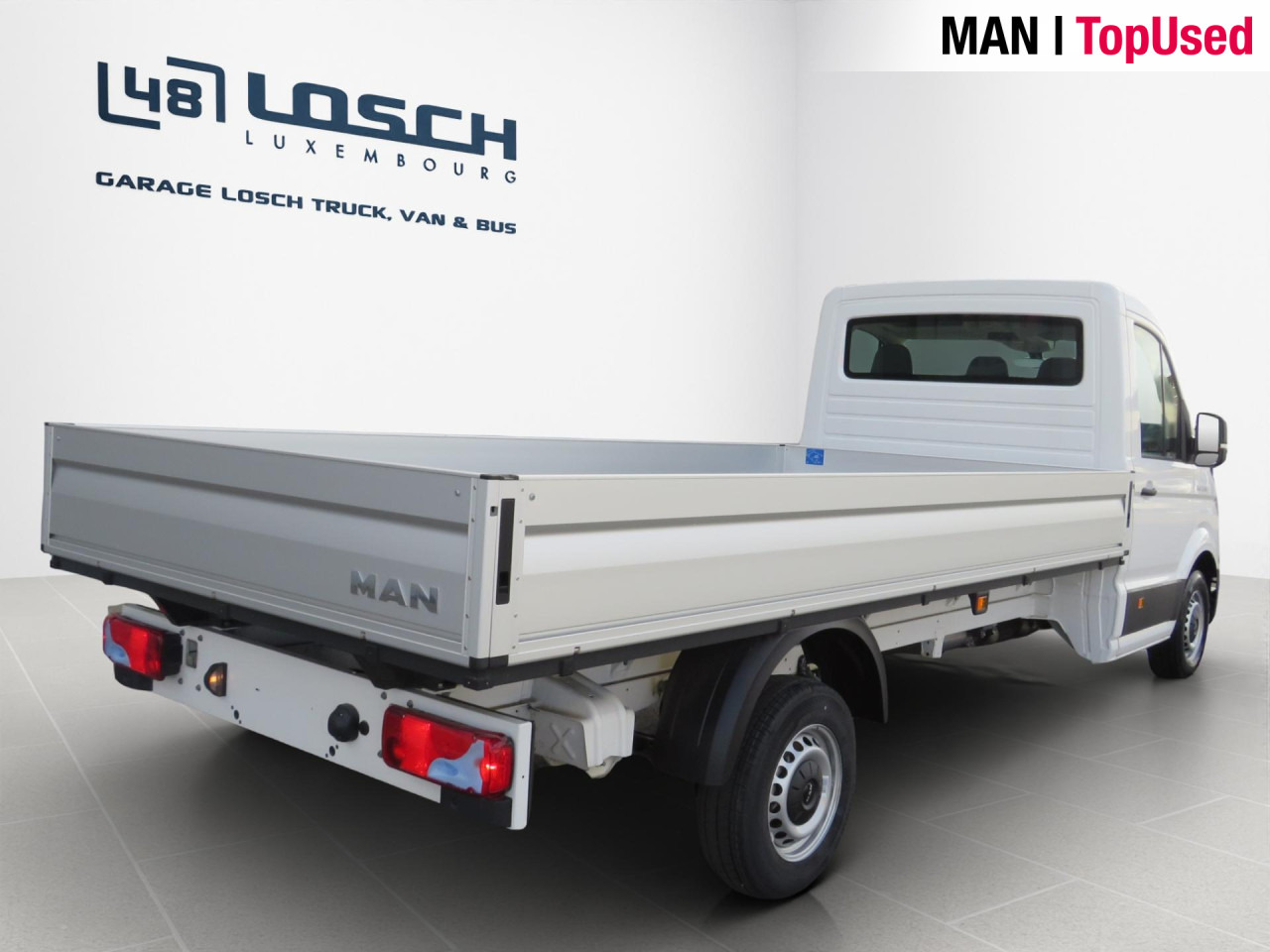 Új Platós kisteherautó MAN TGE 3.140 4X2F L4 SB EK Pritsche: 12 kép.