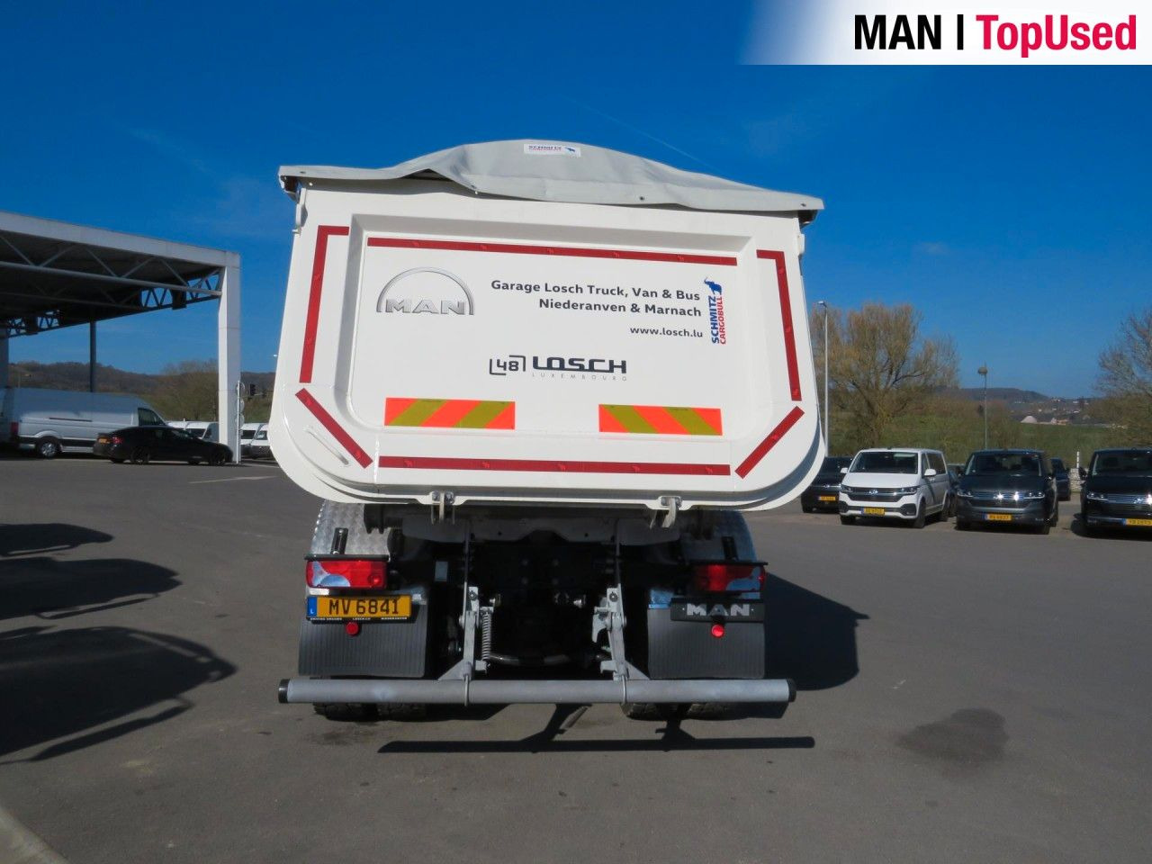 MAN TGS 41.480 8x4 BB CH Schmitz Muldenkipper - Konténerszállító: 4 kép. MAN TGS 41.480 8x4 BB CH Schmitz Muldenkipper - Konténerszállító: 4 kép.