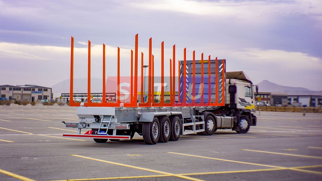 STU 1 UNIT STOCKS - 3 SAF AXLE TIMBER TRAILER - Rönkszállító félpótkocsi: 2 kép. STU 1 UNIT STOCKS - 3 SAF AXLE TIMBER TRAILER - Rönkszállító félpótkocsi: 2 kép.