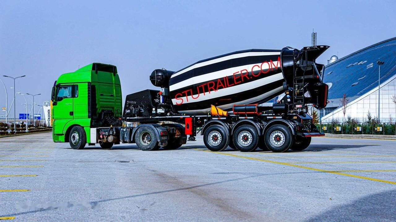 STU 14,7M3 MIXER TRAILER - Betonkeverő félpótkocsi: 2 kép. STU 14,7M3 MIXER TRAILER - Betonkeverő félpótkocsi: 2 kép.