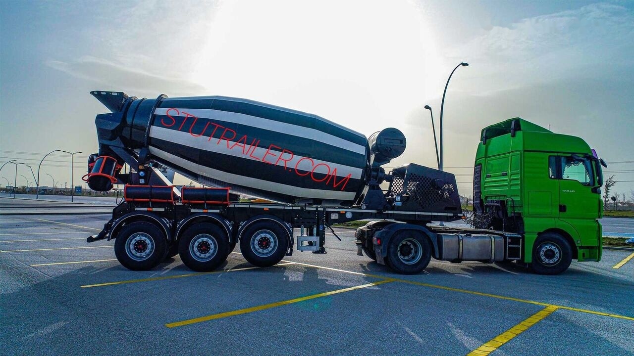 STU 14,7M3 MIXER TRAILER - Betonkeverő félpótkocsi: 3 kép. STU 14,7M3 MIXER TRAILER - Betonkeverő félpótkocsi: 3 kép.