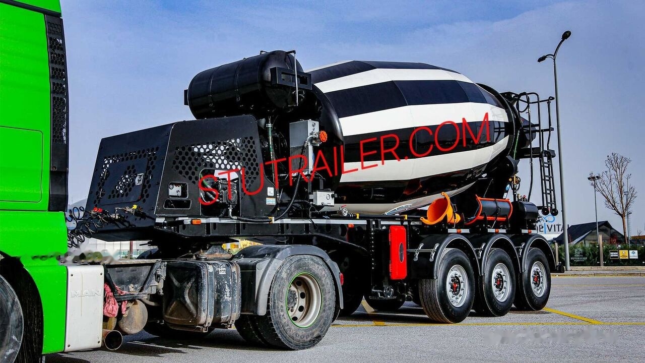 STU 14,7m3 Concrete Mixer Trailer - Betonkeverő félpótkocsi: 4 kép. STU 14,7m3 Concrete Mixer Trailer - Betonkeverő félpótkocsi: 4 kép.