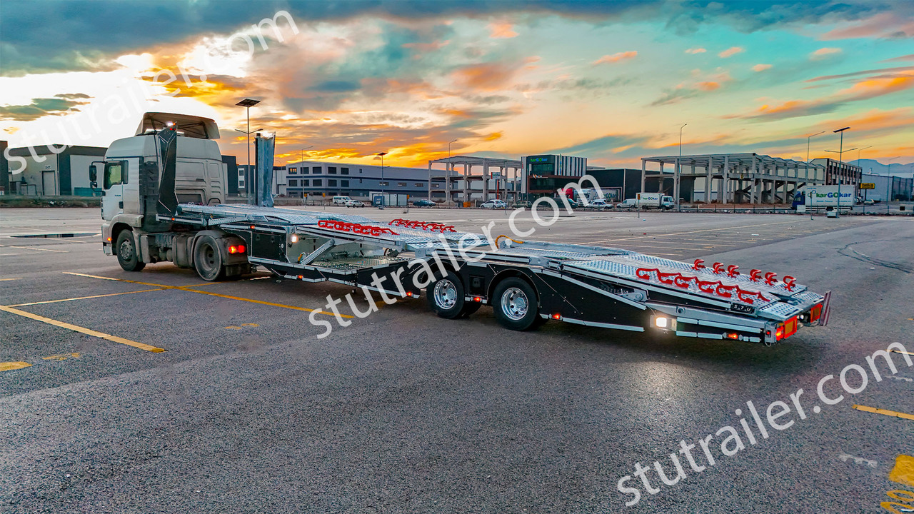 STU 6 CAR CARRIER TRAILER - Félpótkocsi autószállító: 1 kép. STU 6 CAR CARRIER TRAILER - Félpótkocsi autószállító: 1 kép.