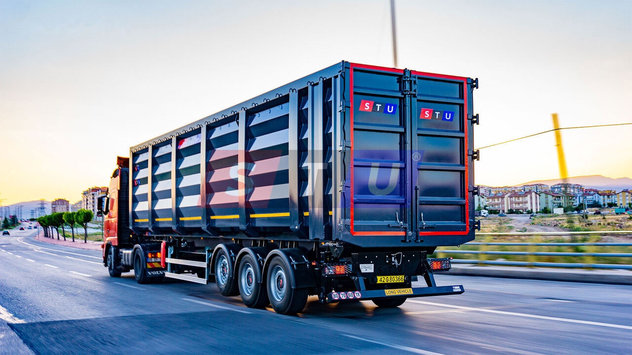 Új Félpótkocsi billenőplatós STU SCRAP TIPPER TRAILER / FROM 55 TO 81 M3: 21 kép.