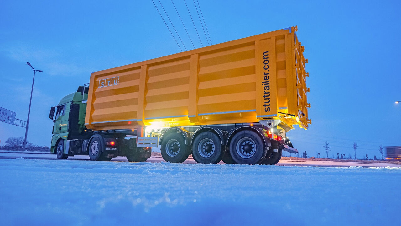Új Félpótkocsi billenőplatós STU SCRAP TIPPER TRAILER / FROM 55 TO 81 M3: 14 kép.