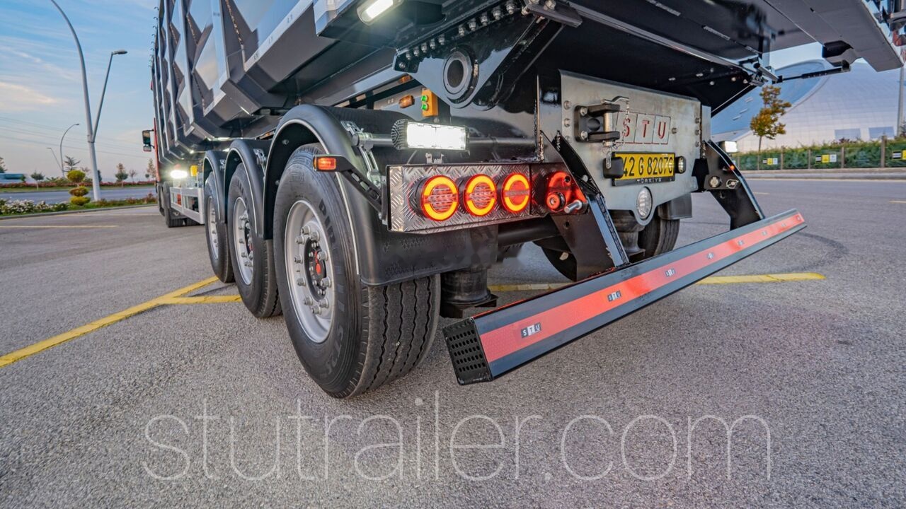 Új Félpótkocsi billenőplatós STU SCRAP TIPPER TRAILER / FROM 55 TO 81 M3: 31 kép.