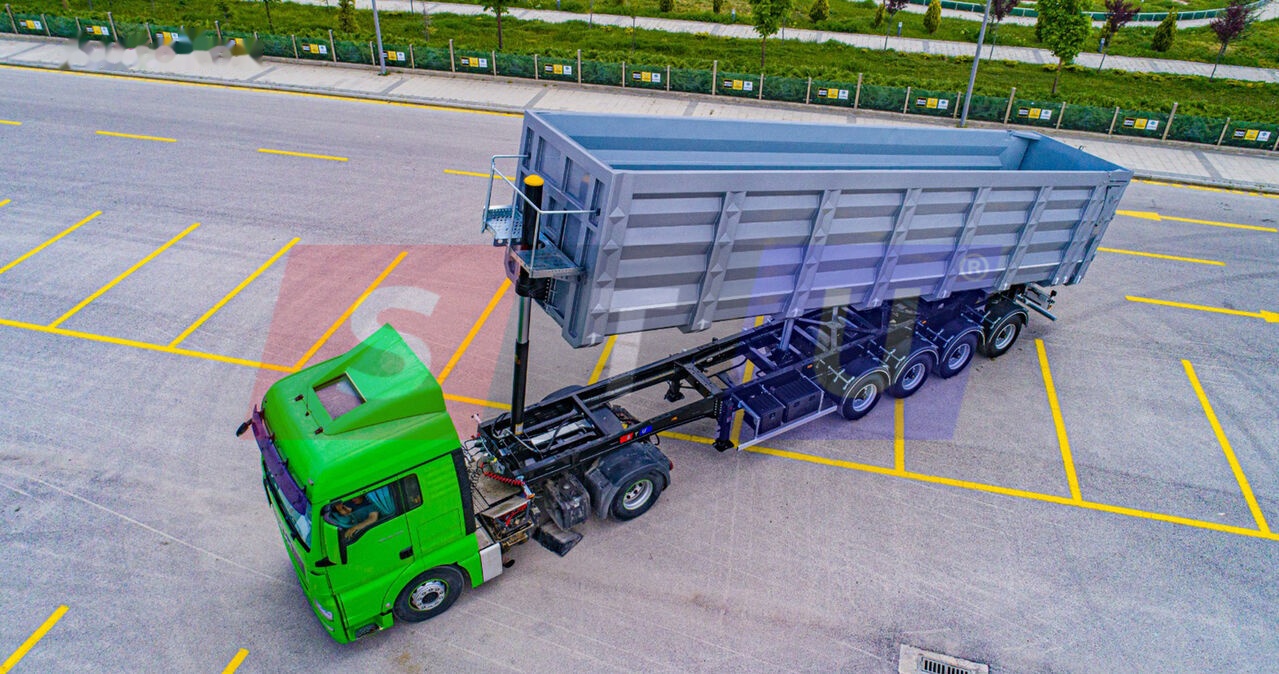 Új Félpótkocsi billenőplatós STU SCRAP TIPPER TRAILER / FROM 55 TO 81 M3: 38 kép.