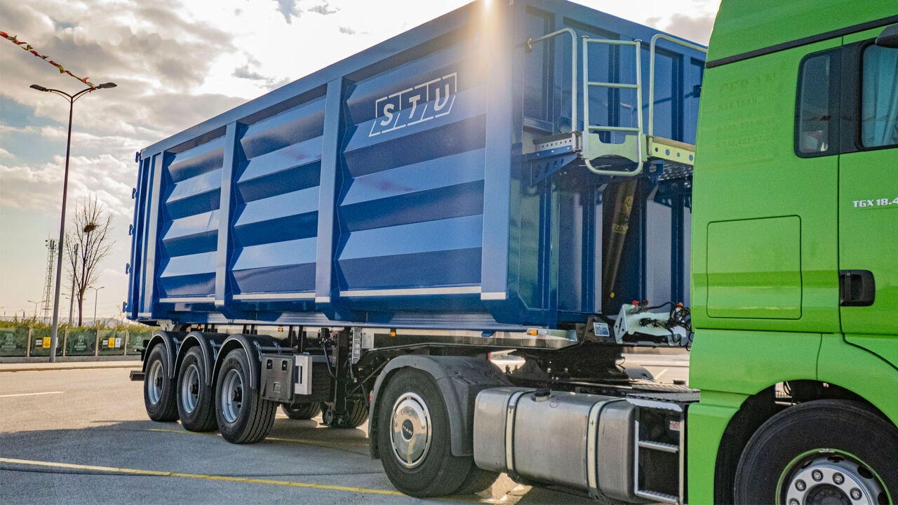 Új Félpótkocsi billenőplatós STU SCRAP TIPPER TRAILER / FROM 55 TO 81 M3: 9 kép.
