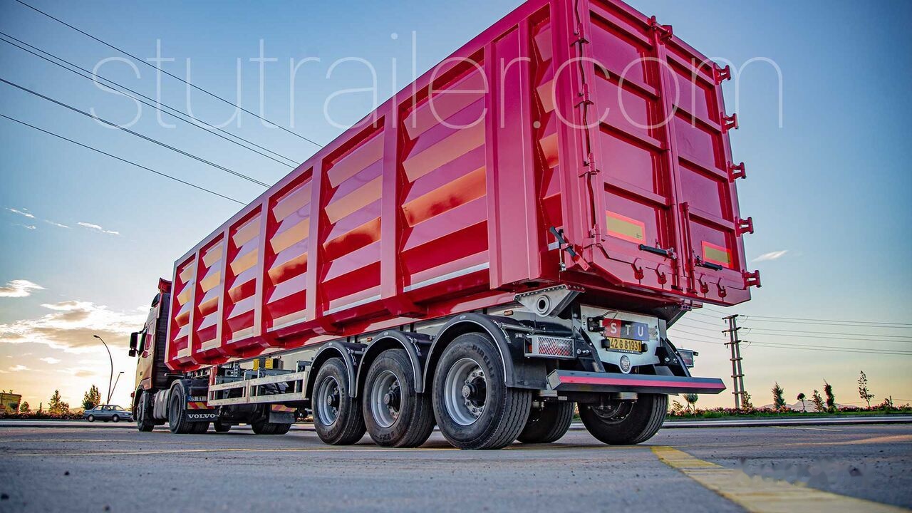 Új Félpótkocsi billenőplatós STU SCRAP TIPPER TRAILER / FROM 55 TO 81 M3: 28 kép.