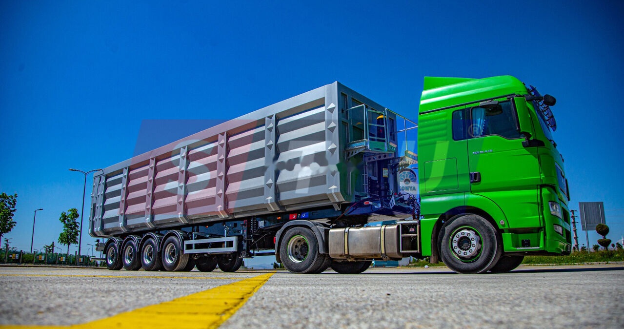 Új Félpótkocsi billenőplatós STU SCRAP TIPPER TRAILER / FROM 55 TO 81 M3: 35 kép.