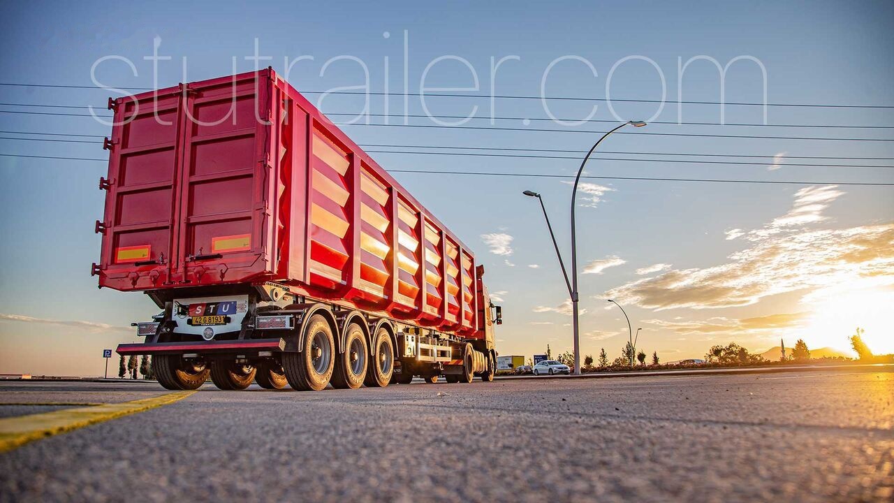 Új Félpótkocsi billenőplatós STU SCRAP TIPPER TRAILER / FROM 55 TO 81 M3: 27 kép.