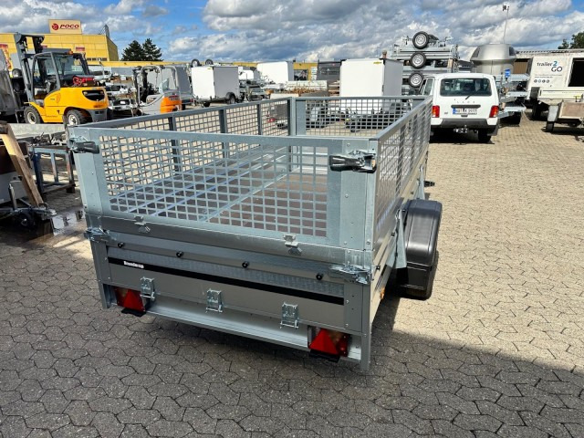 Brenderup 2300S Stahl 1,3 to. mit Laubgitter kippbar KV, 3010x1530x400mm - Autó utánfutó: 4 kép. Brenderup 2300S Stahl 1,3 to. mit Laubgitter kippbar KV, 3010x1530x400mm - Autó utánfutó: 4 kép.