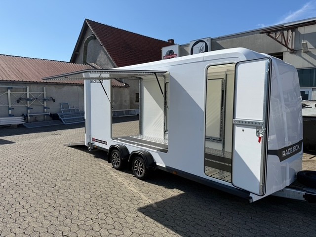 Új Pótkocsi autószállító Brian James Race Box 610-5019-30-2-12-W, 5090x1930x2010mm, 3,0 to.: 12 kép. Új Pótkocsi autószállító Brian James Race Box 610-5019-30-2-12-W, 5090x1930x2010mm, 3,0 to.: 12 kép.