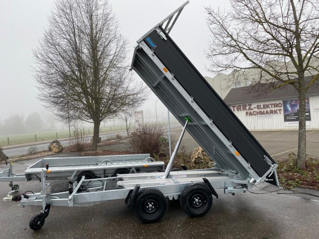 Hapert Cobalt + 3-Seitenkipper Multi Parabel 3350 x 1800 x 400 mm, ZG 3,5 to. - Pótkocsi billenőplatós: 1 kép. Hapert Cobalt + 3-Seitenkipper Multi Parabel 3350 x 1800 x 400 mm, ZG 3,5 to. - Pótkocsi billenőplatós: 1 kép.