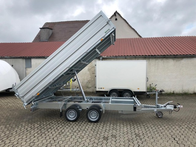Humbaur 3-Seitenkipper HTK 3500.41 Alu mit BW-Aufsatz, 4100 x 2100 x 350 mm, 3,5 to. - Pótkocsi billenőplatós: 4 kép. Humbaur 3-Seitenkipper HTK 3500.41 Alu mit BW-Aufsatz, 4100 x 2100 x 350 mm, 3,5 to. - Pótkocsi billenőplatós: 4 kép.