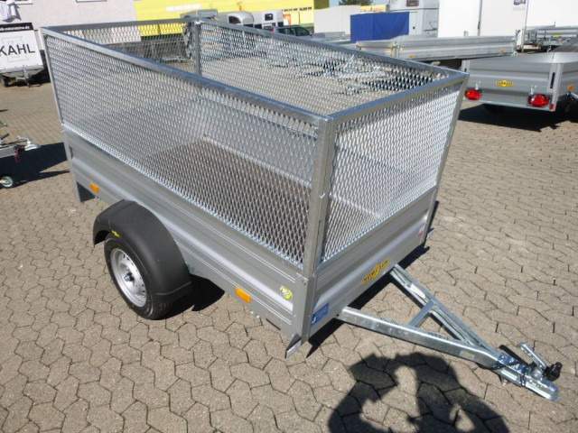 Humbaur HA 752111 mit Laubgitter 2050 x 1100 x 350 mm - Autó utánfutó: 1 kép. Humbaur HA 752111 mit Laubgitter 2050 x 1100 x 350 mm - Autó utánfutó: 1 kép.