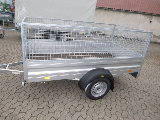 Humbaur HA 752513 mit Laubgitter, 750 kg, 2510 x 1310 x 350 mm - Autó utánfutó: 2 kép. Humbaur HA 752513 mit Laubgitter, 750 kg, 2510 x 1310 x 350 mm - Autó utánfutó: 2 kép.