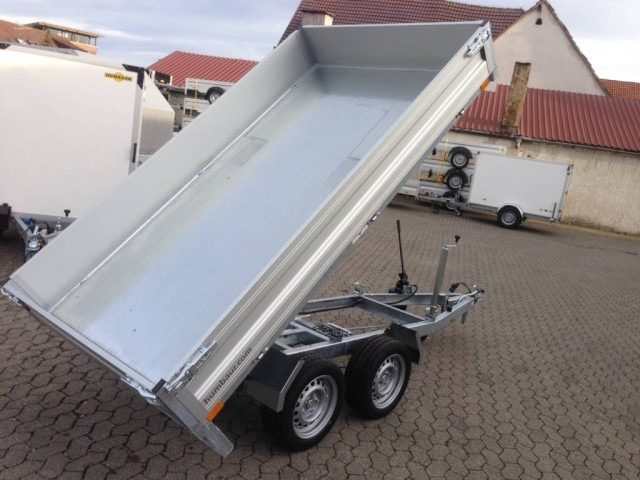 Humbaur HUK 273117 Heckkipper 2,7 t. 3140 x 1750 x 300 mm, E-Pumpe - Pótkocsi billenőplatós: 1 kép. Humbaur HUK 273117 Heckkipper 2,7 t. 3140 x 1750 x 300 mm, E-Pumpe - Pótkocsi billenőplatós: 1 kép.