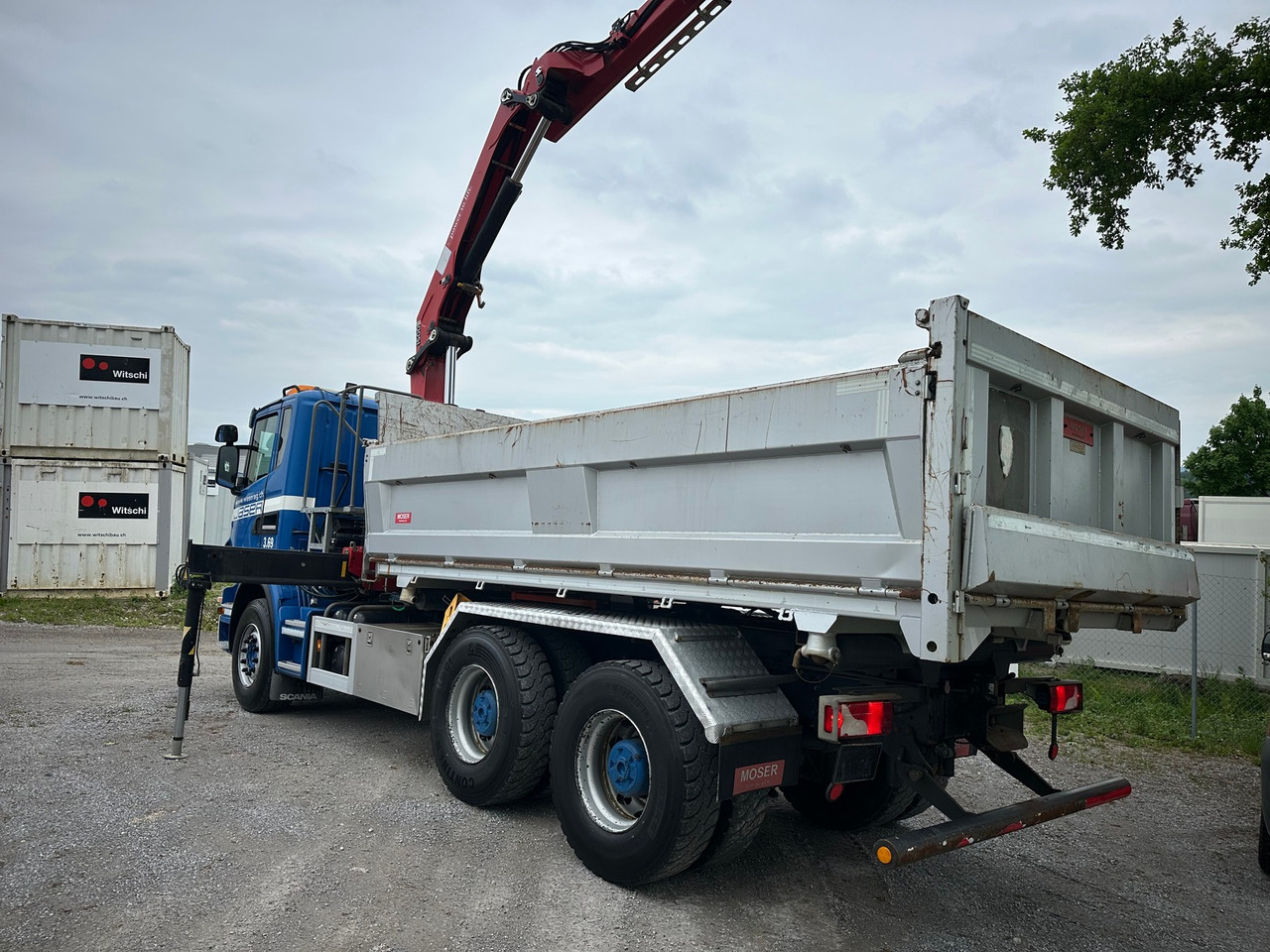 SCANIA G440 6x4 Kran+Kipper ORG-km 57.000 - Billenőplatós teherautó, Darus autó: 5 kép. SCANIA G440 6x4 Kran+Kipper ORG-km 57.000 - Billenőplatós teherautó, Darus autó: 5 kép.