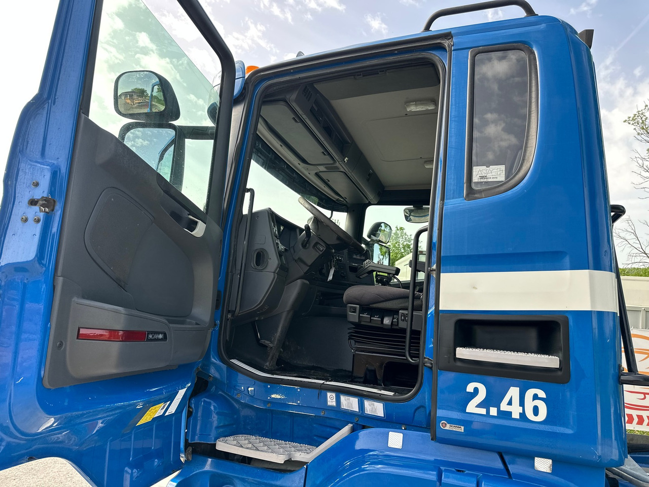 Horgos rakodó teherautó SCANIA G450 8x4 Abrollkipper: 13 kép.