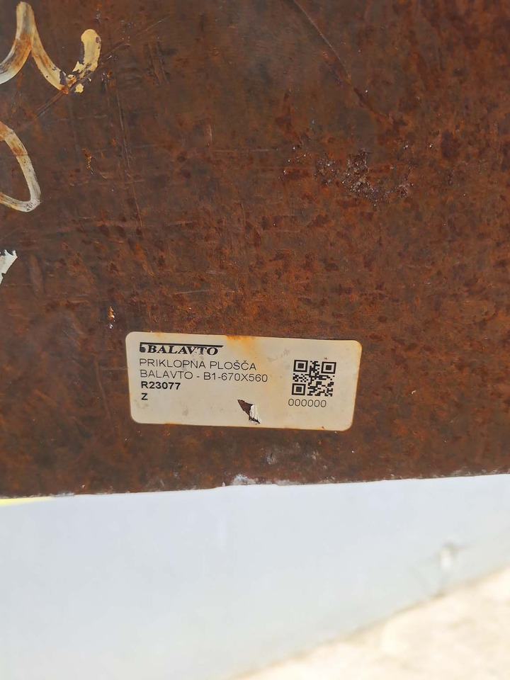 Gyorscsatlakozó - Építőipari gépek Balavto attachment plate B1: 10 kép.